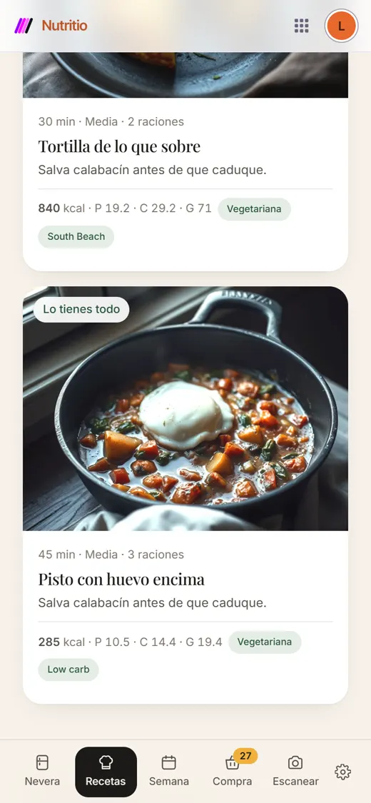 Nutritio recipes you can make without buying anything